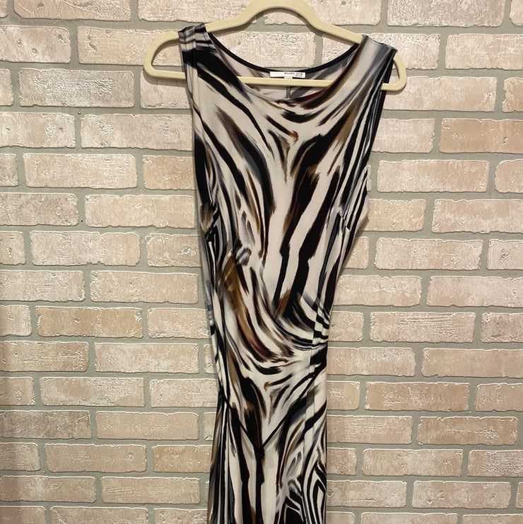 BLACK/COLORFUL MAXI DRESS