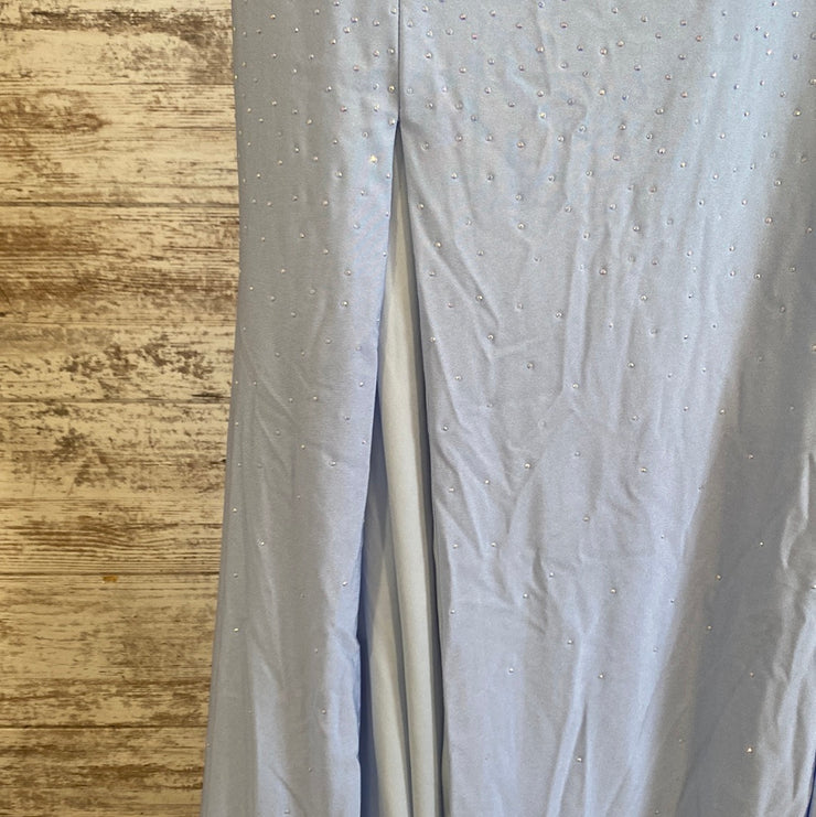 BLUE SPARKLY MERMAID GOWN-NEW