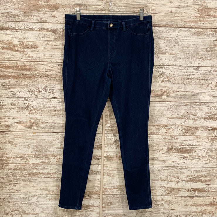 BLUE DENIM STRETCH JEGGINGS