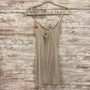 IVORY/SPARKLY SHORT DRESS