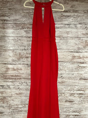 RED LONG EVENING GOWN