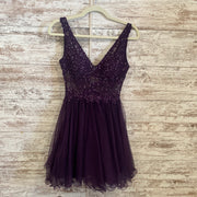 PURPLE SHORT DRESS