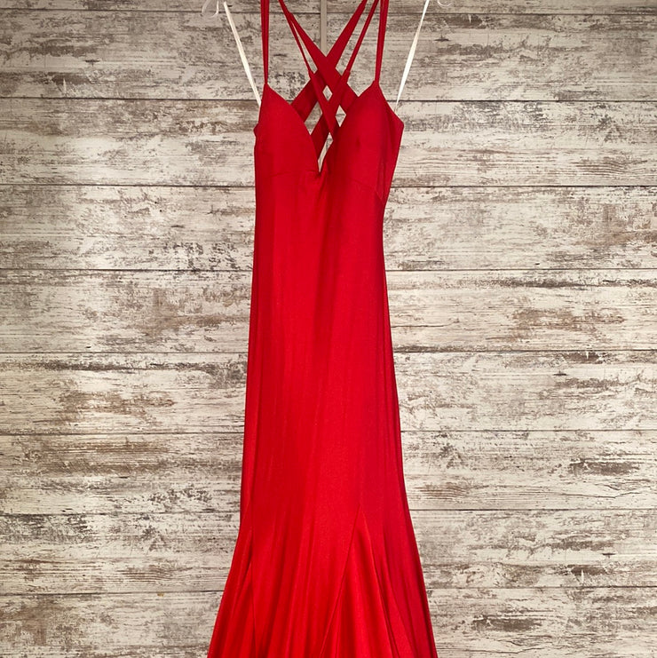 RED MERMAID GOWN