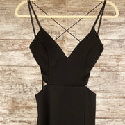 BLACK LONG EVENING GOWN