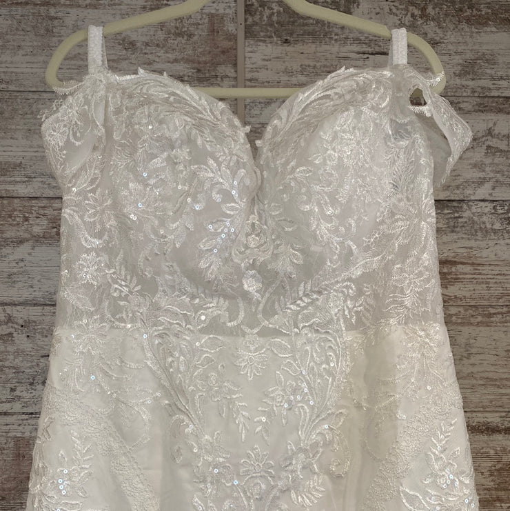 WHITE WEDDING GOWN - NEW $999