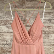 PINK LONG EVENING GOWN