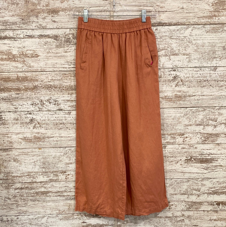 ORANGE FLOWY PANTS
