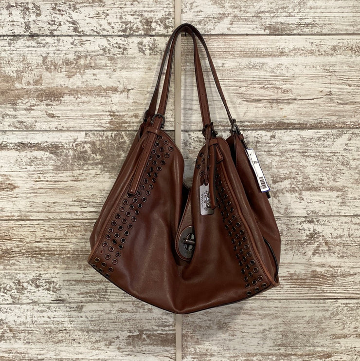 BROWN LEATHER PURSE $498
