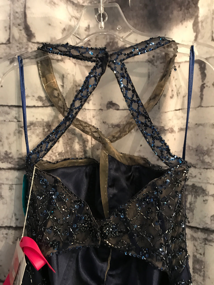 NAVY MERMAID GOWN (NEW)