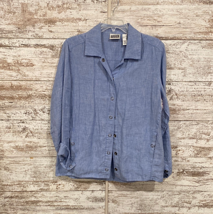 BLUE 100% LINEN JACKET $129