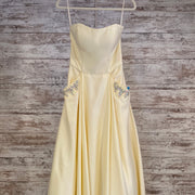 YELLOW A LINE GOWN