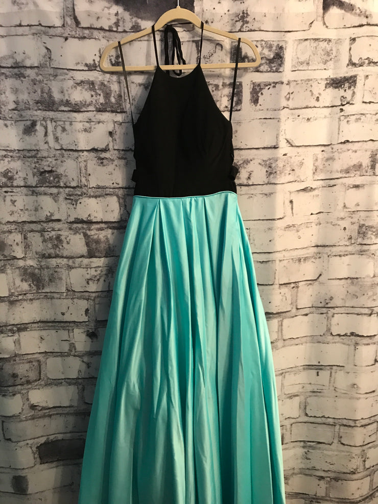 TURQUOISE/BLACK A LINE (NEW)