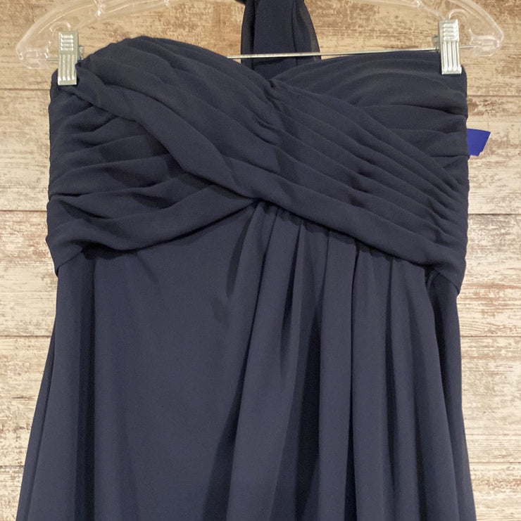 BLUE LONG EVENING GOWN