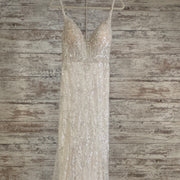 IVORY FULL SEQUIN WEDDING GOWN