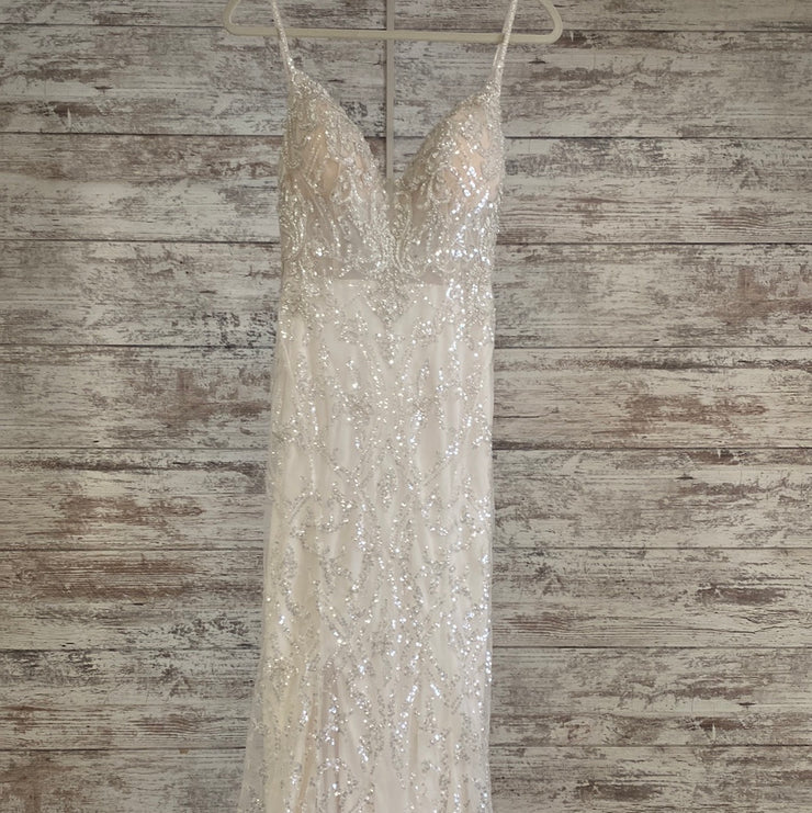 IVORY FULL SEQUIN WEDDING GOWN