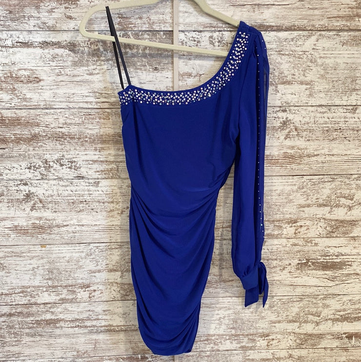 ROYAL BLUE SHORT DRESS