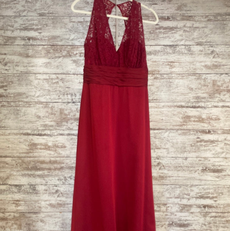 RED LONG EVENING GOWN