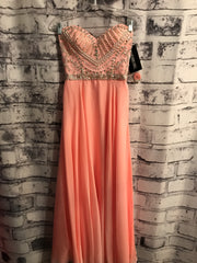 PINK LONG EVENING GOWN