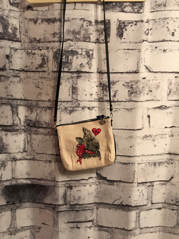 IVORY/DOG PURSE (NEW)