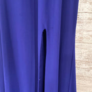 ROYAL BLUE LONG EVENING GOWN