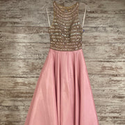 PINK A LINE GOWN