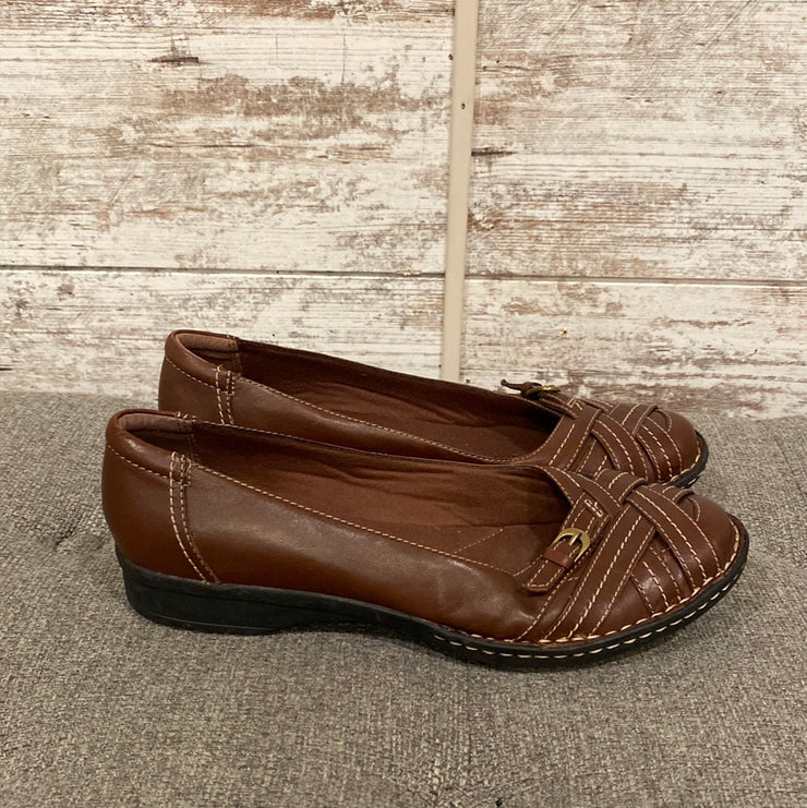 BROWN LEATHER SHOE (NEW) $90