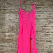 PINK LONG EVENING GOWN