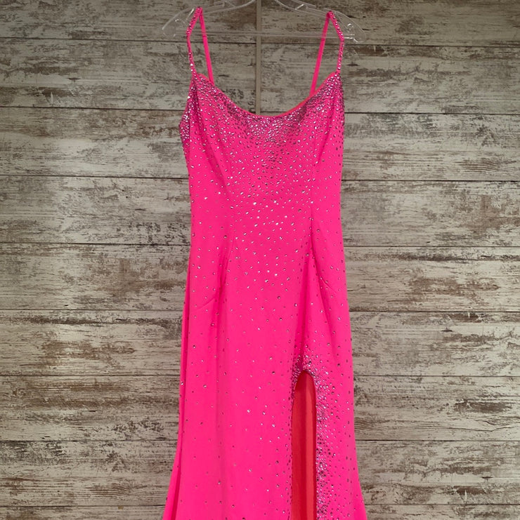 PINK LONG EVENING GOWN