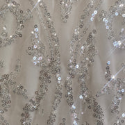 IVORY FULL SEQUIN WEDDING GOWN