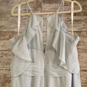 BLUE LONG EVENING GOWN