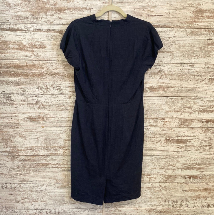 NAVY MIDI DRESS