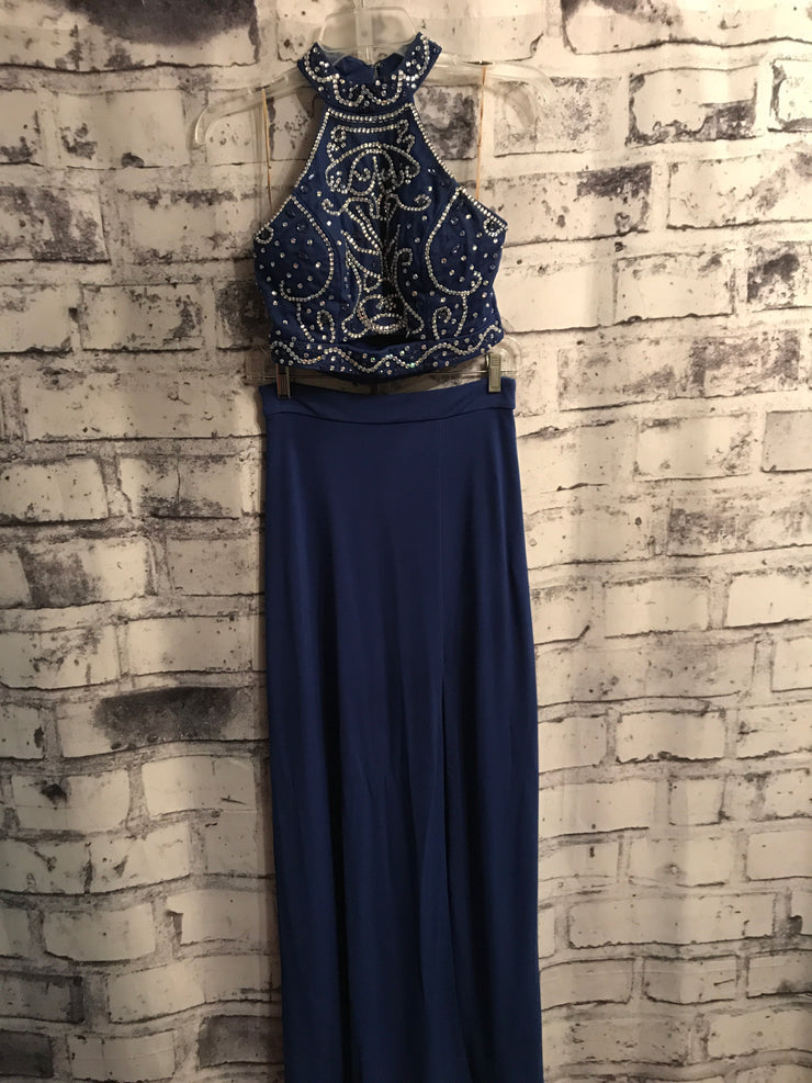 ROYAL BLUE 2 PC. DRESS SET