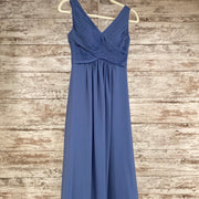 BLUE LONG EVENING GOWN