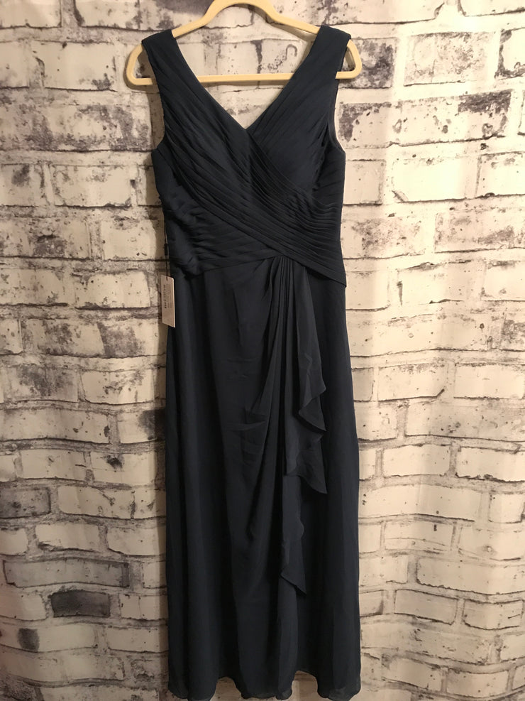 NAVY 2PC. LONG GOWN SET (NEW)