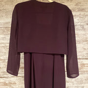 PURPLE 2 PC. LONG DRESS