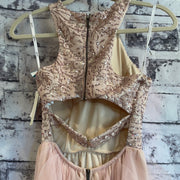 PINK SEQUIN SHORT DRESS (NEW)