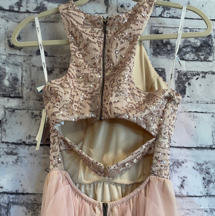 PINK SEQUIN SHORT DRESS (NEW)