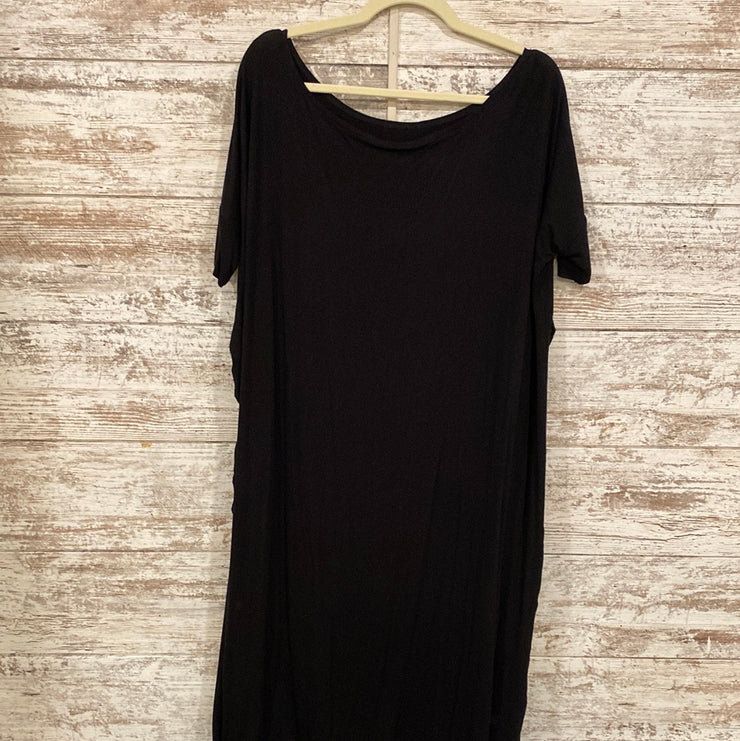 BLACK OPEN TUNIC