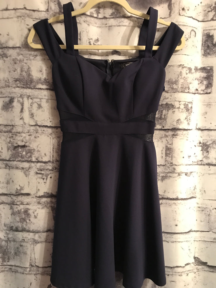 NAVY SHORT DRESS
