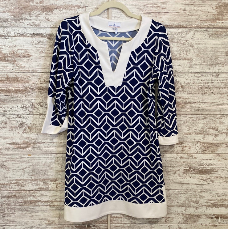 BLUE/WHITE SHORT DRESS$258