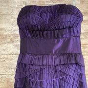 PURPLE/BLACK LONG DRESS $498