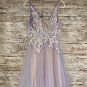 LAVENDER A LINE GOWN