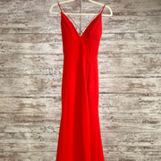 RED LONG EVENING GOWN