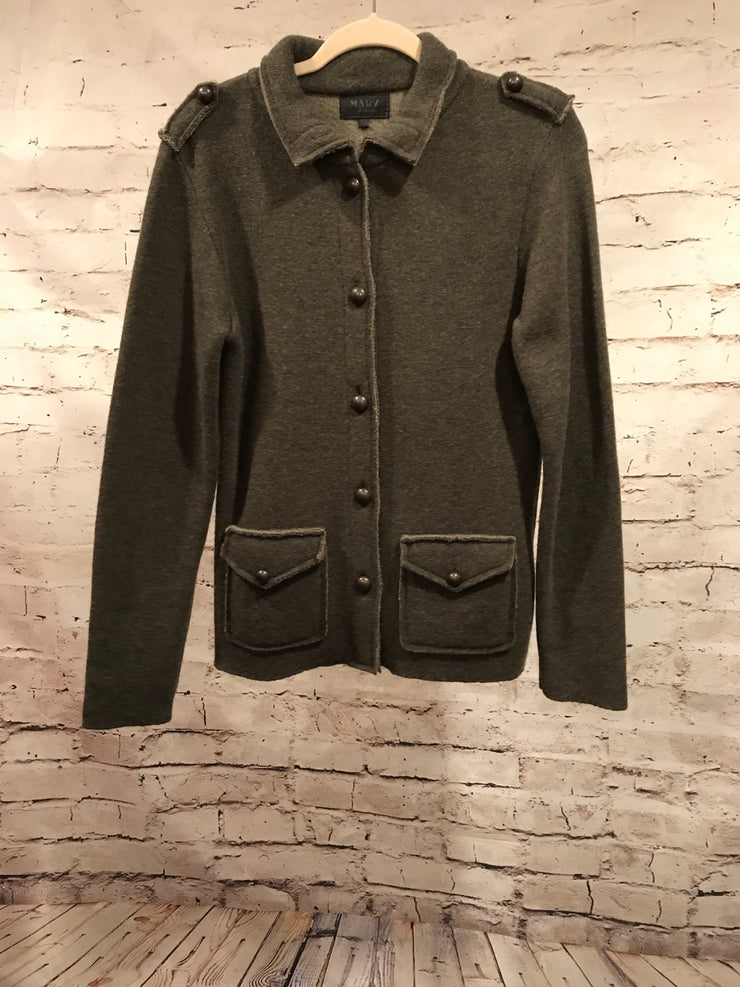 GREEN WOOL JACKET