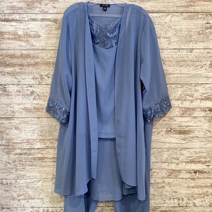 BLUE 2 PC. PANTS SET (NEW)