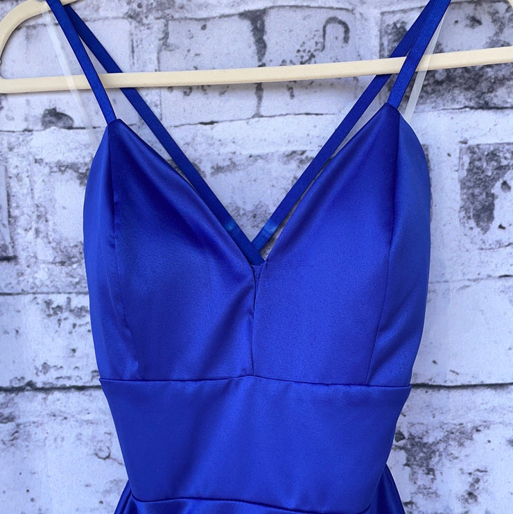 ROYAL BLUE SHORT DRESS