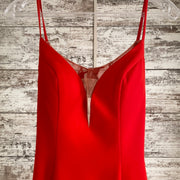 RED LONG EVENING GOWN