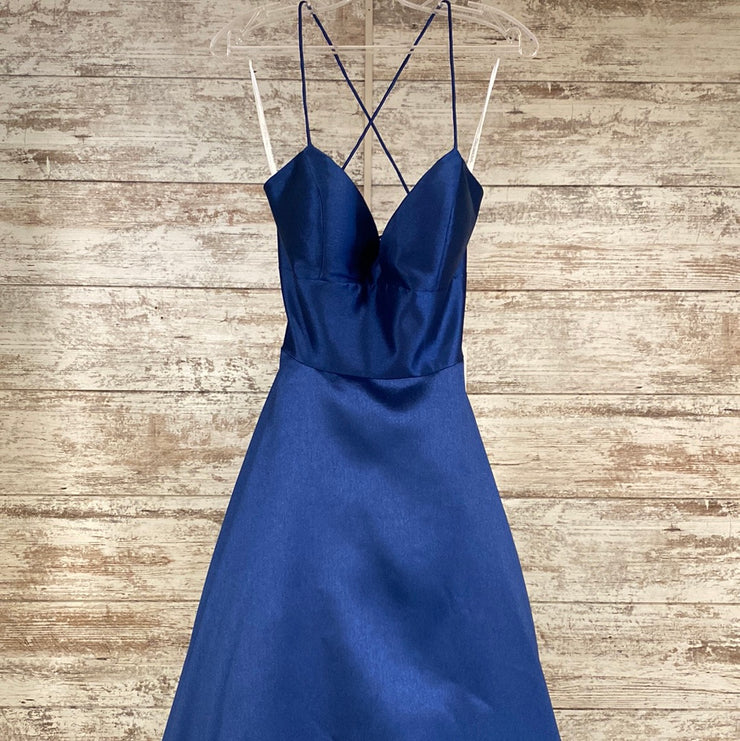 NAVY A LINE GOWN (NEW)