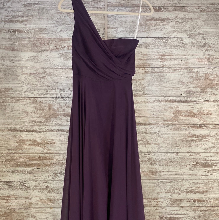 PURPLE LONG EVENING GOWN