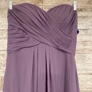 PURPLE LONG EVENING GOWN